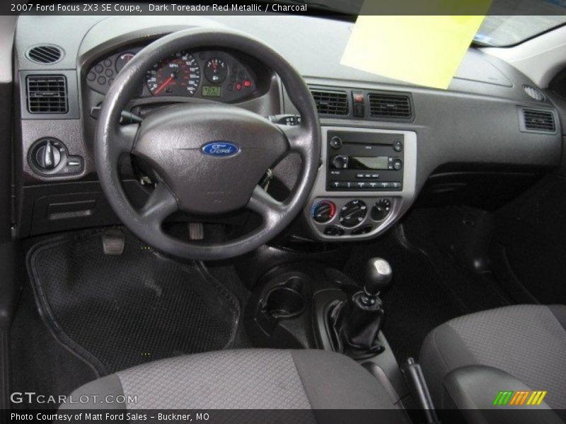 Dark Toreador Red Metallic / Charcoal 2007 Ford Focus ZX3 SE Coupe