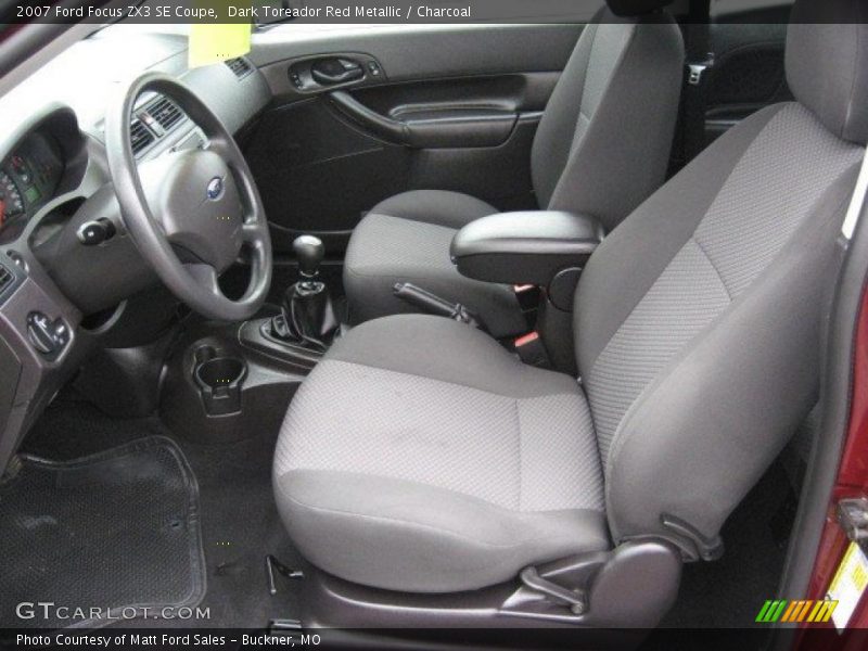 Dark Toreador Red Metallic / Charcoal 2007 Ford Focus ZX3 SE Coupe
