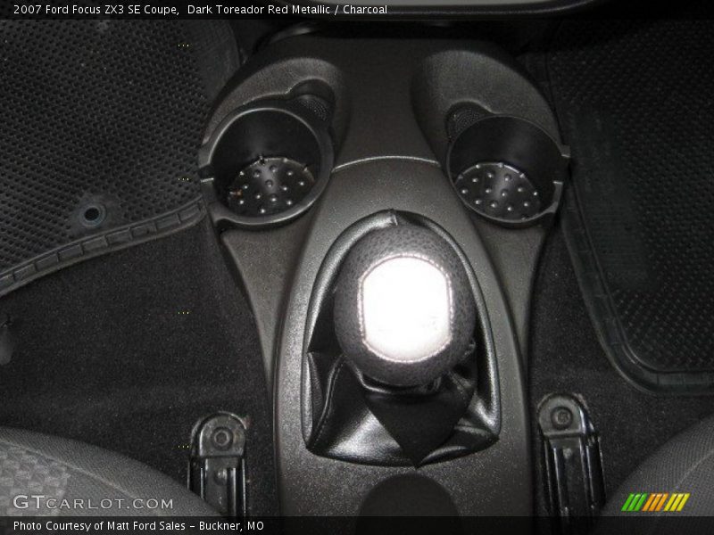 Dark Toreador Red Metallic / Charcoal 2007 Ford Focus ZX3 SE Coupe