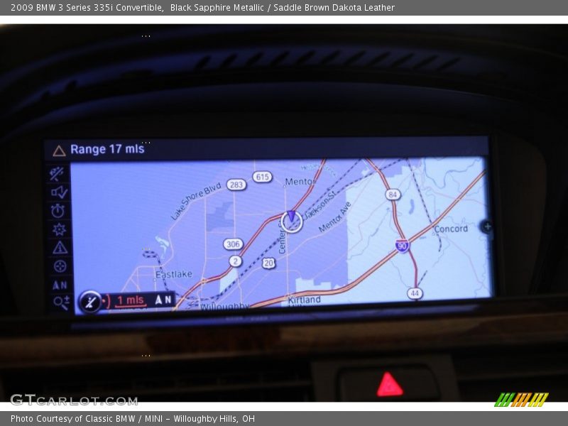 Black Sapphire Metallic / Saddle Brown Dakota Leather 2009 BMW 3 Series 335i Convertible