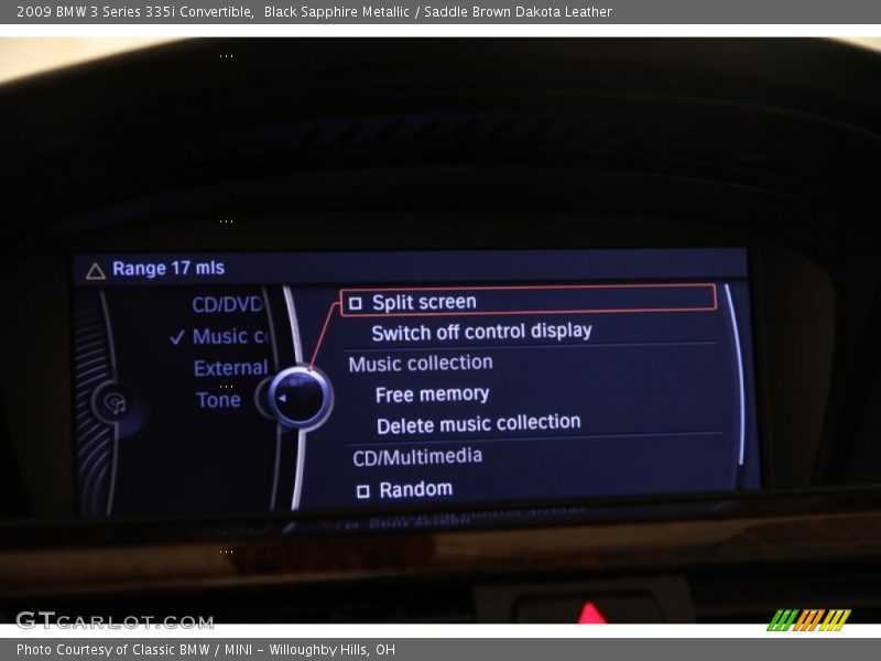 Black Sapphire Metallic / Saddle Brown Dakota Leather 2009 BMW 3 Series 335i Convertible