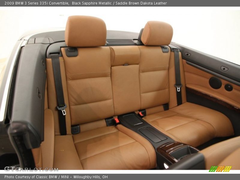 Black Sapphire Metallic / Saddle Brown Dakota Leather 2009 BMW 3 Series 335i Convertible