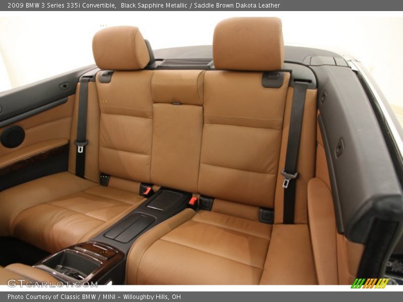 Black Sapphire Metallic / Saddle Brown Dakota Leather 2009 BMW 3 Series 335i Convertible