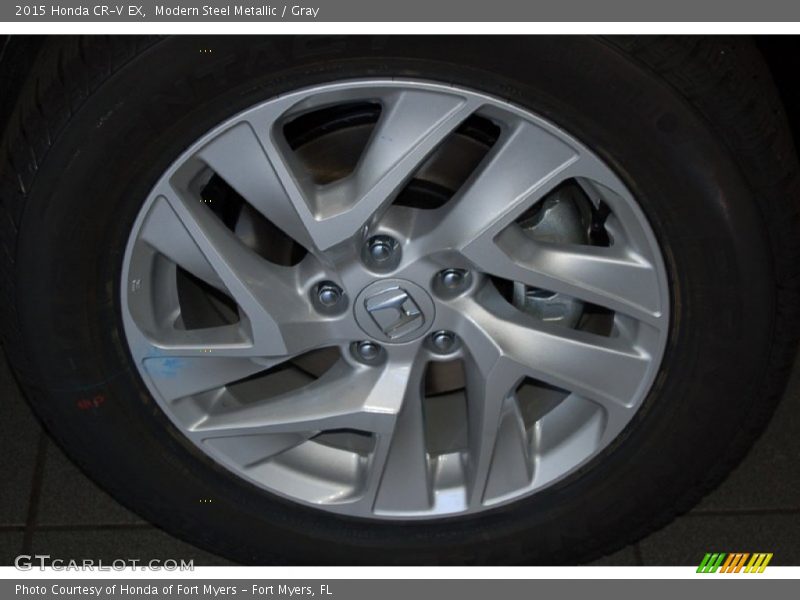 Modern Steel Metallic / Gray 2015 Honda CR-V EX