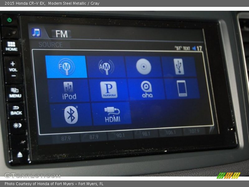 Modern Steel Metallic / Gray 2015 Honda CR-V EX