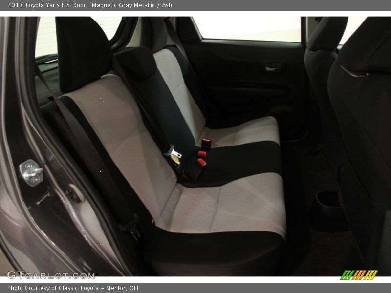 Magnetic Gray Metallic / Ash 2013 Toyota Yaris L 5 Door