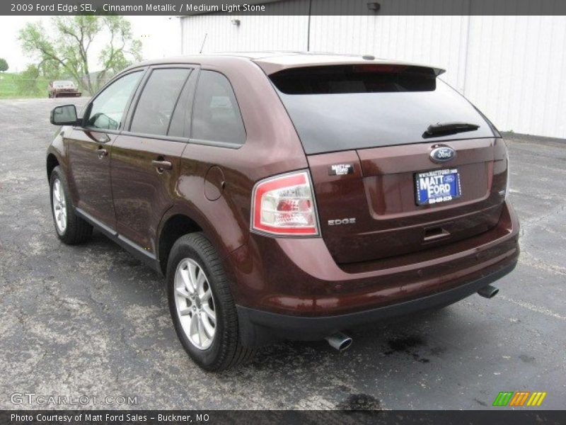 Cinnamon Metallic / Medium Light Stone 2009 Ford Edge SEL