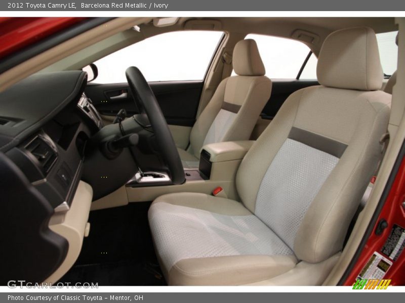 Barcelona Red Metallic / Ivory 2012 Toyota Camry LE