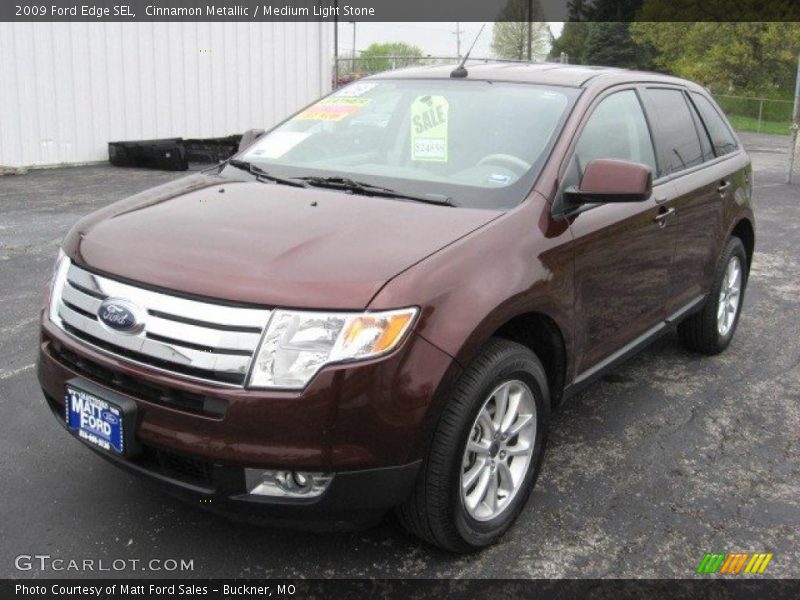 Cinnamon Metallic / Medium Light Stone 2009 Ford Edge SEL