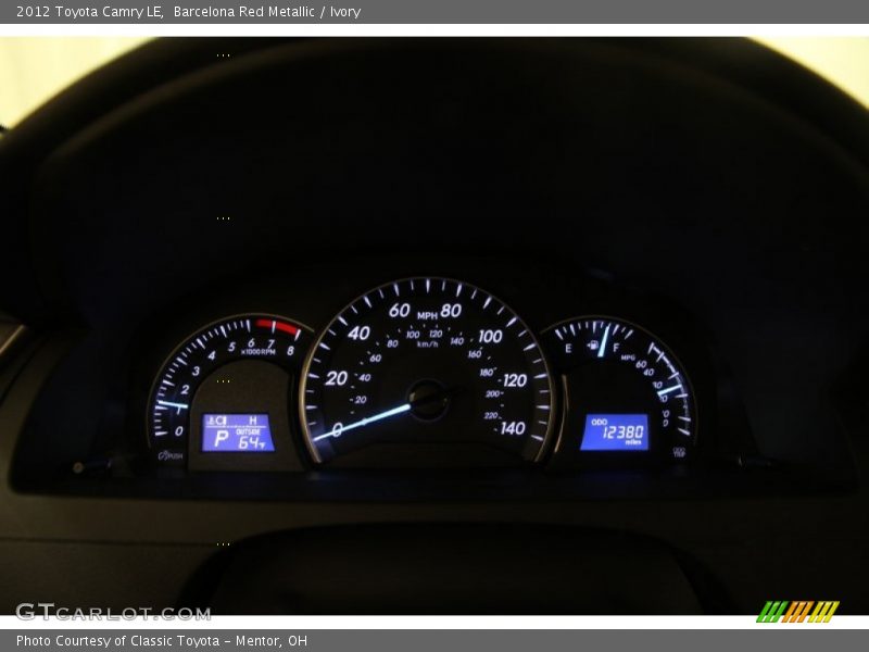 Barcelona Red Metallic / Ivory 2012 Toyota Camry LE