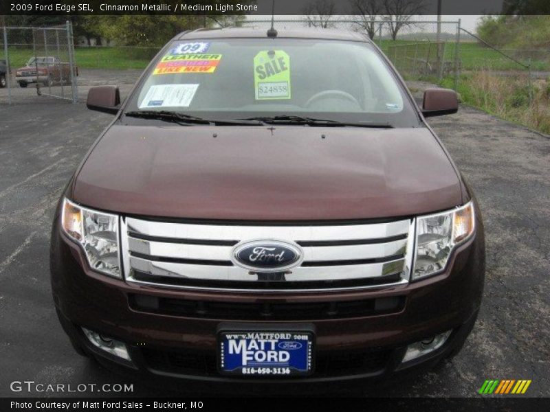 Cinnamon Metallic / Medium Light Stone 2009 Ford Edge SEL