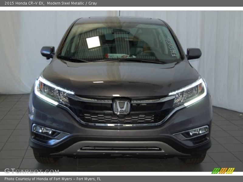 Modern Steel Metallic / Gray 2015 Honda CR-V EX