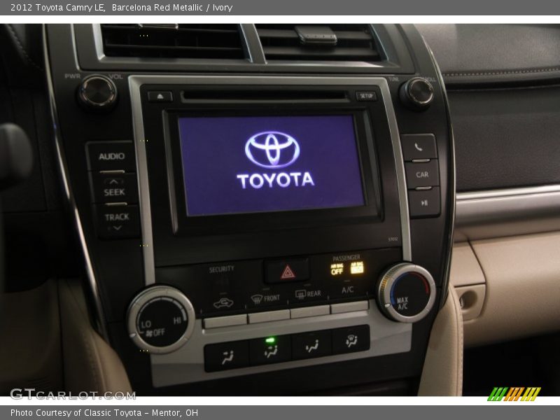 Barcelona Red Metallic / Ivory 2012 Toyota Camry LE