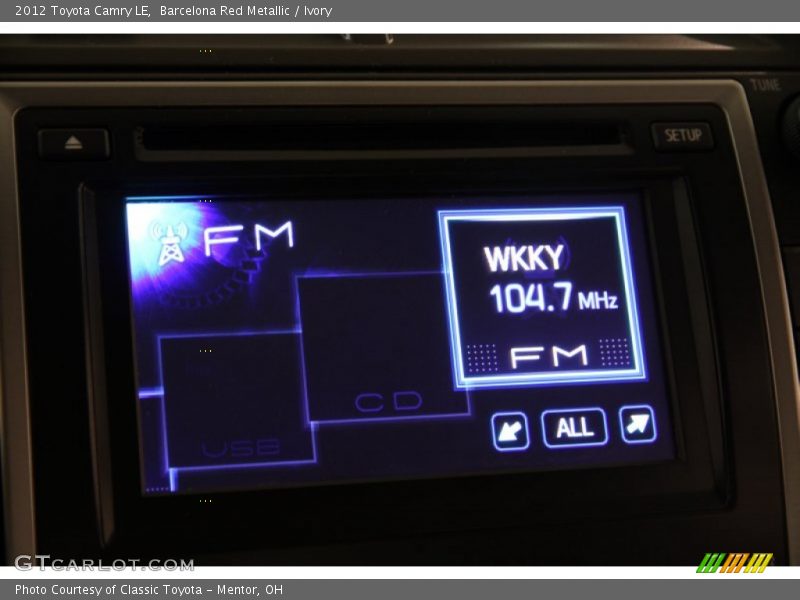 Barcelona Red Metallic / Ivory 2012 Toyota Camry LE
