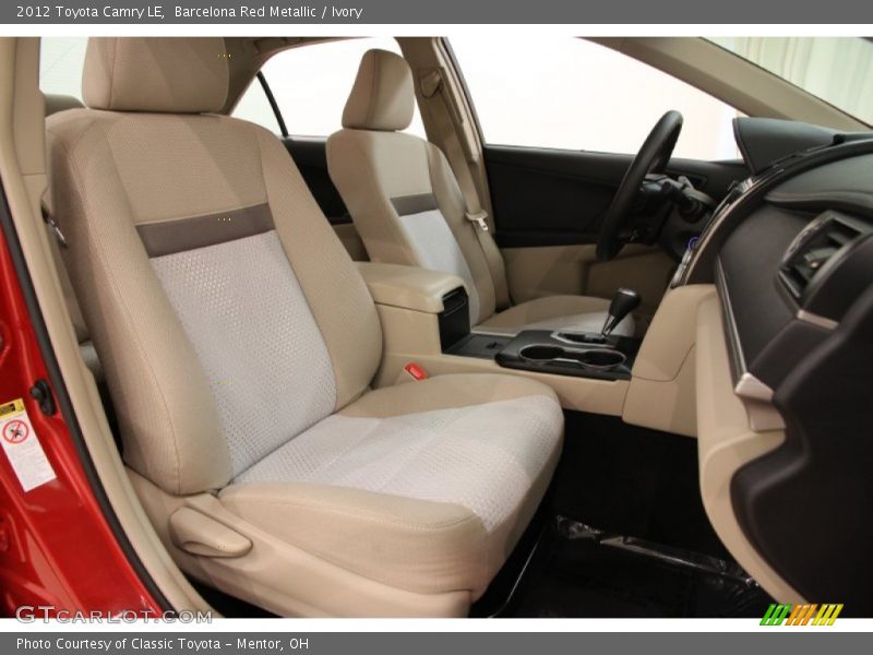 Barcelona Red Metallic / Ivory 2012 Toyota Camry LE