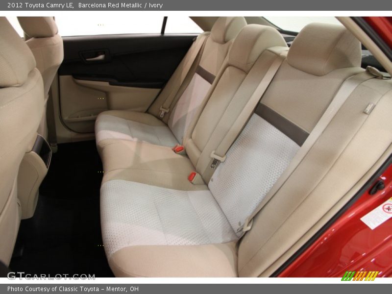 Barcelona Red Metallic / Ivory 2012 Toyota Camry LE