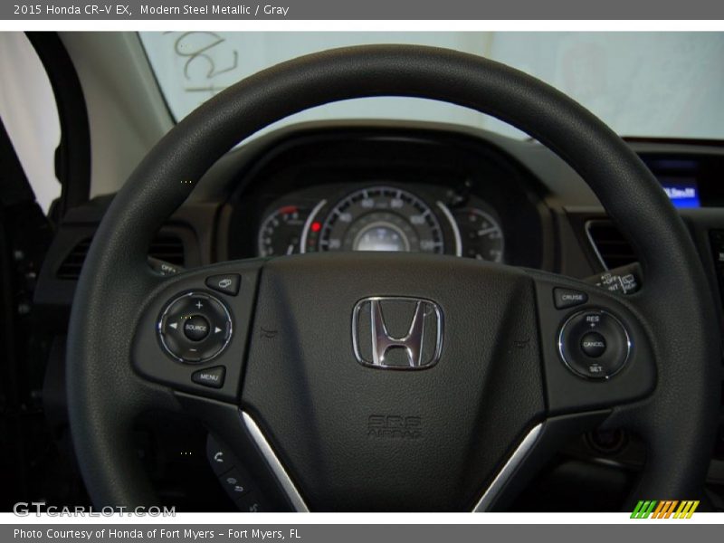 Modern Steel Metallic / Gray 2015 Honda CR-V EX