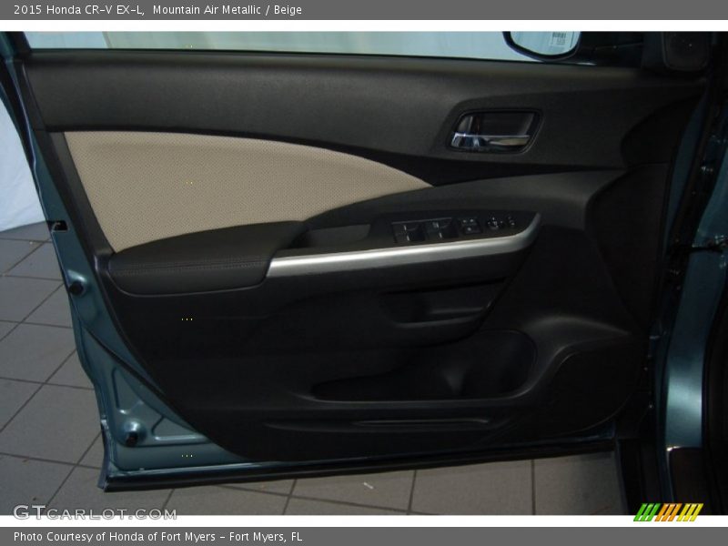Mountain Air Metallic / Beige 2015 Honda CR-V EX-L