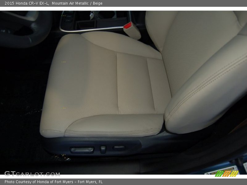 Mountain Air Metallic / Beige 2015 Honda CR-V EX-L