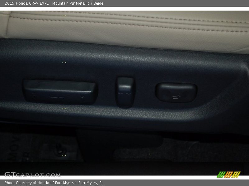 Mountain Air Metallic / Beige 2015 Honda CR-V EX-L