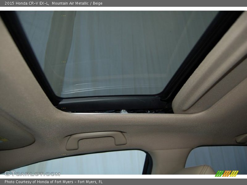 Mountain Air Metallic / Beige 2015 Honda CR-V EX-L