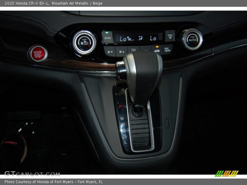 Mountain Air Metallic / Beige 2015 Honda CR-V EX-L