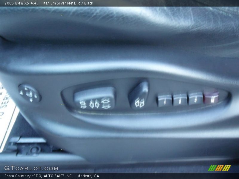 Titanium Silver Metallic / Black 2005 BMW X5 4.4i