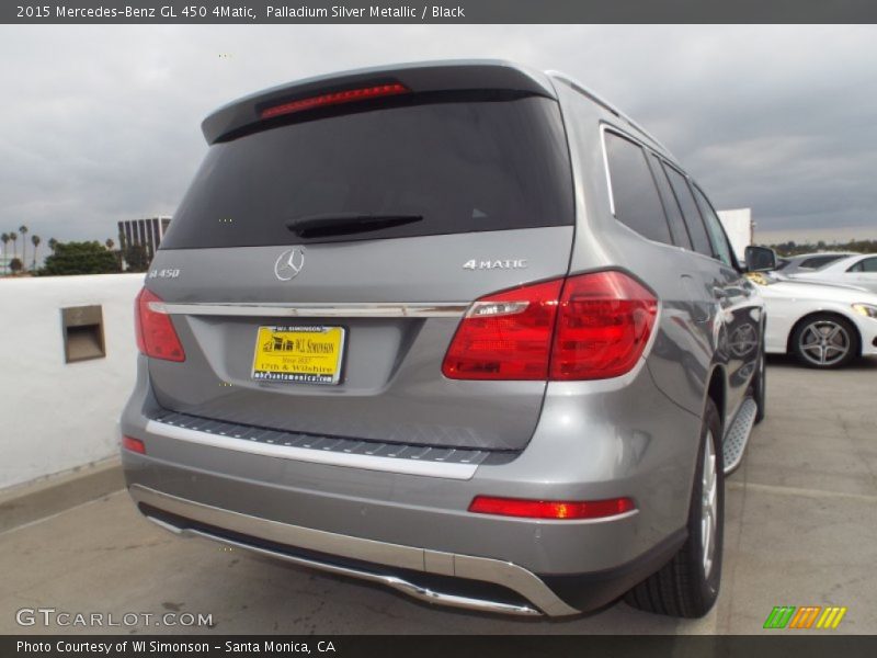 Palladium Silver Metallic / Black 2015 Mercedes-Benz GL 450 4Matic