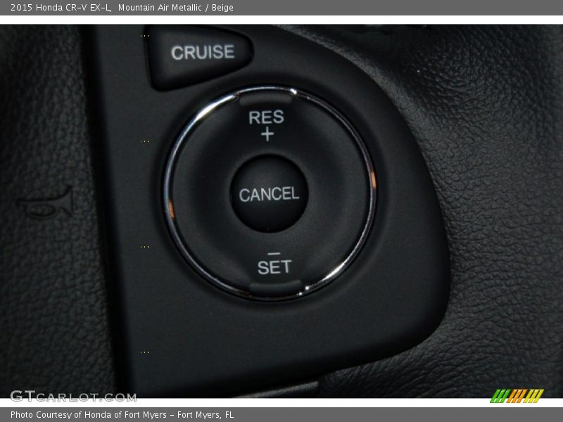 Mountain Air Metallic / Beige 2015 Honda CR-V EX-L