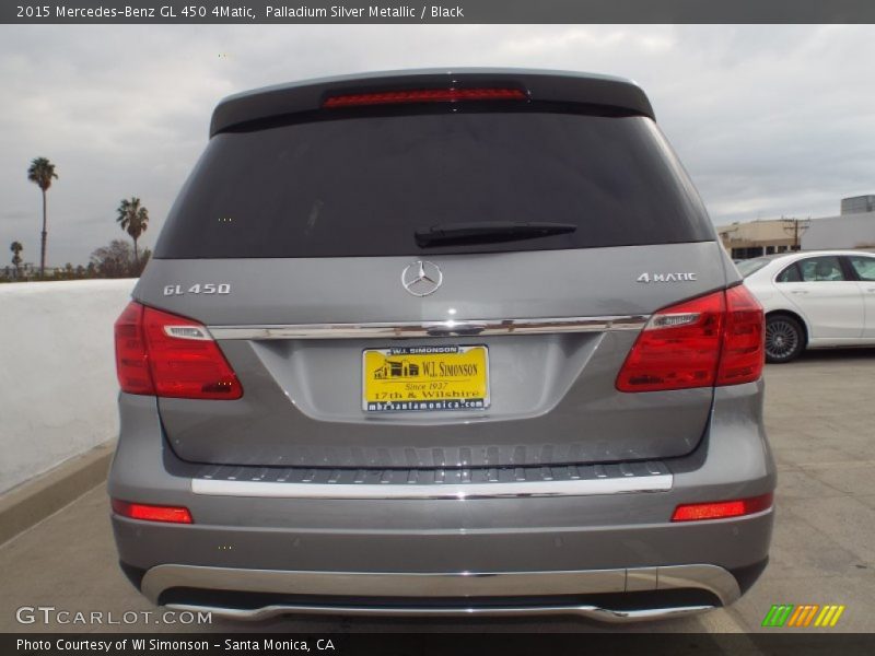 Palladium Silver Metallic / Black 2015 Mercedes-Benz GL 450 4Matic