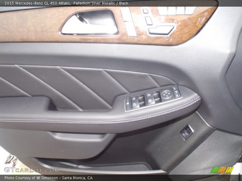 Palladium Silver Metallic / Black 2015 Mercedes-Benz GL 450 4Matic