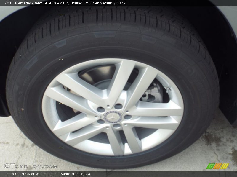 Palladium Silver Metallic / Black 2015 Mercedes-Benz GL 450 4Matic
