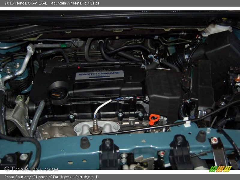 Mountain Air Metallic / Beige 2015 Honda CR-V EX-L