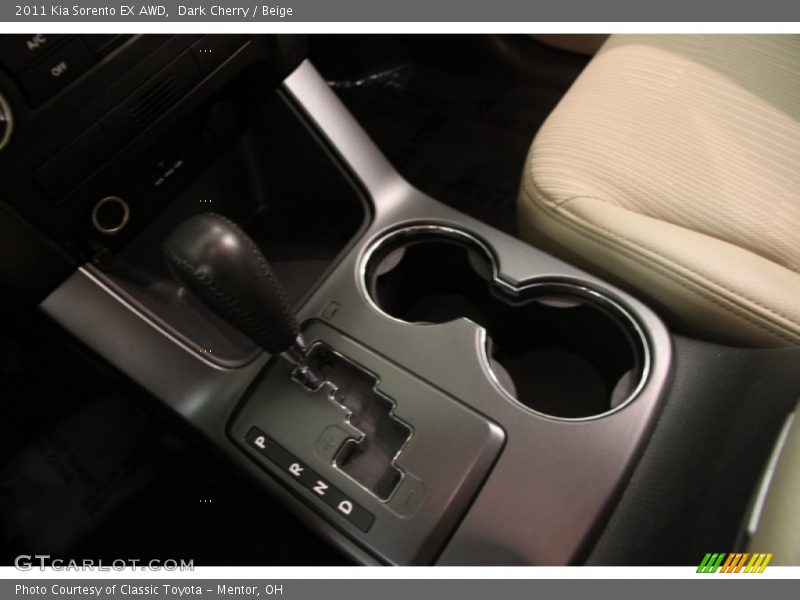 Dark Cherry / Beige 2011 Kia Sorento EX AWD