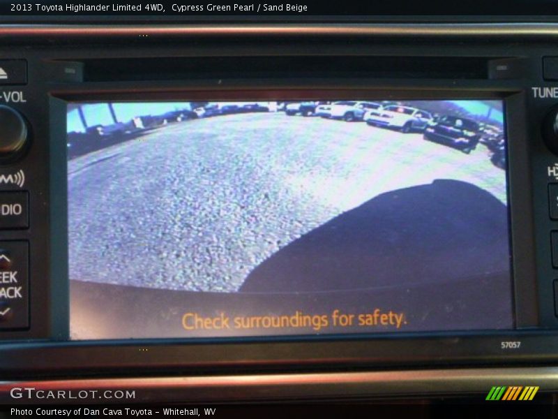 Cypress Green Pearl / Sand Beige 2013 Toyota Highlander Limited 4WD