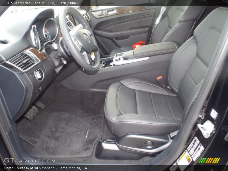 Black / Black 2015 Mercedes-Benz ML 350