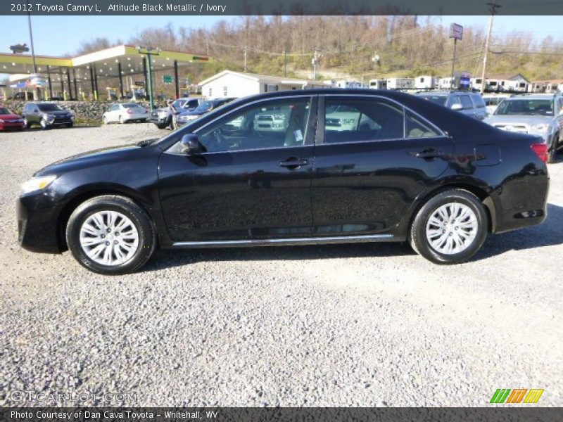 Attitude Black Metallic / Ivory 2012 Toyota Camry L
