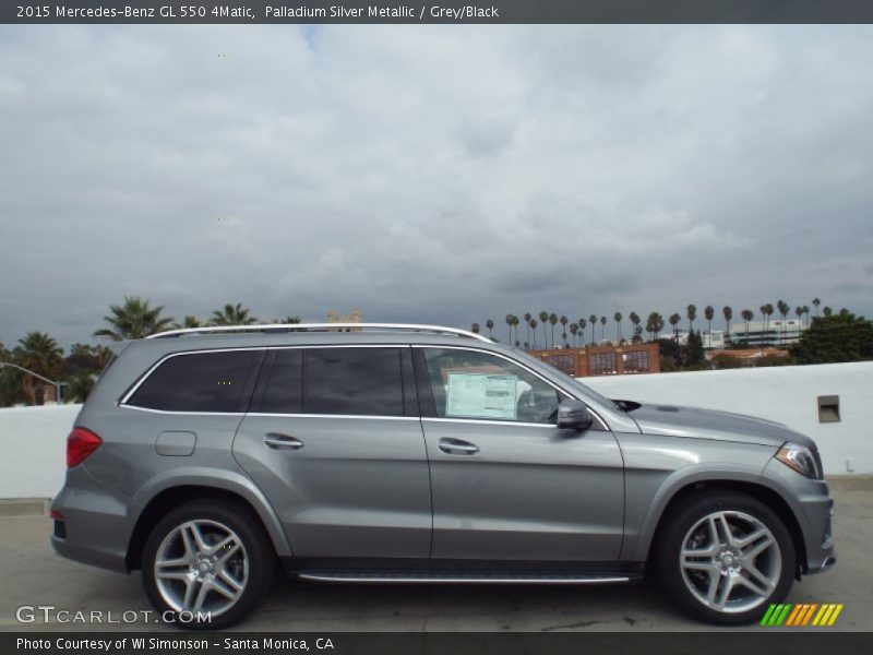 Palladium Silver Metallic / Grey/Black 2015 Mercedes-Benz GL 550 4Matic