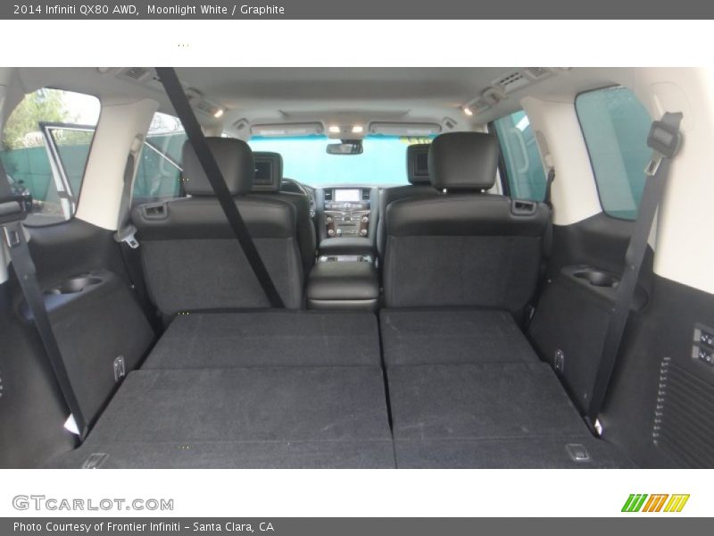 Moonlight White / Graphite 2014 Infiniti QX80 AWD