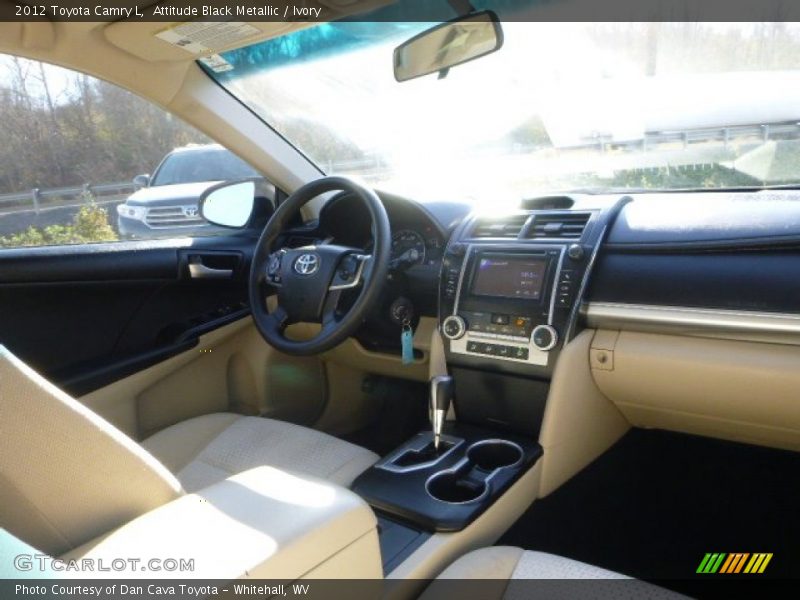 Attitude Black Metallic / Ivory 2012 Toyota Camry L