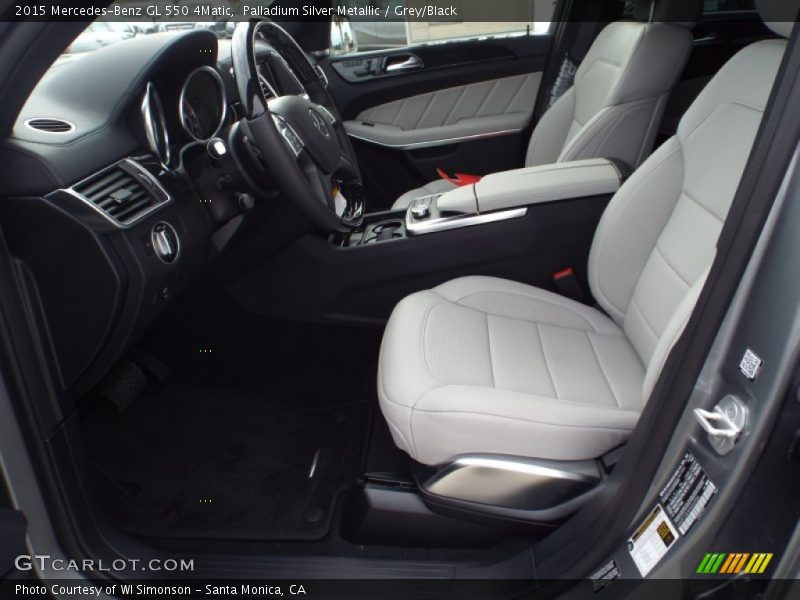 Palladium Silver Metallic / Grey/Black 2015 Mercedes-Benz GL 550 4Matic