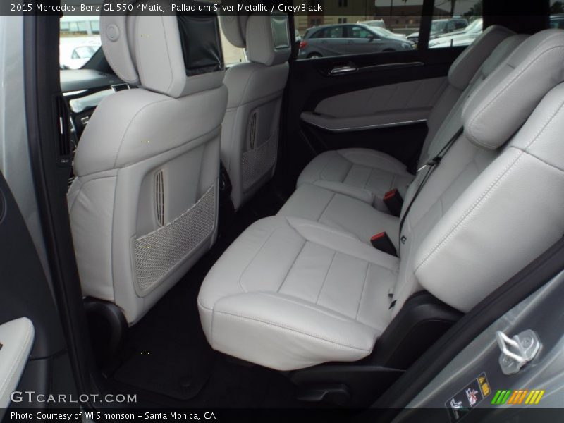 Palladium Silver Metallic / Grey/Black 2015 Mercedes-Benz GL 550 4Matic