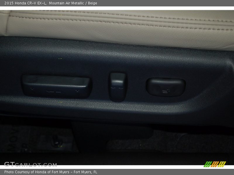 Mountain Air Metallic / Beige 2015 Honda CR-V EX-L
