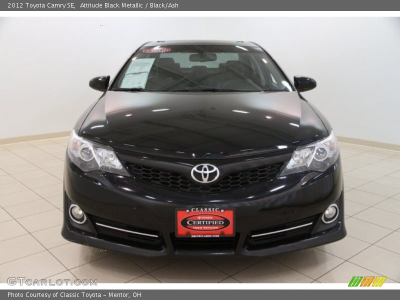Attitude Black Metallic / Black/Ash 2012 Toyota Camry SE