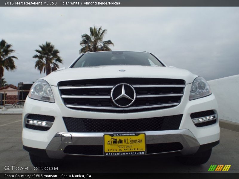 Polar White / Almond Beige/Mocha 2015 Mercedes-Benz ML 350
