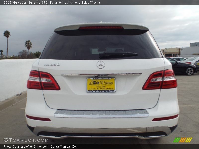 Polar White / Almond Beige/Mocha 2015 Mercedes-Benz ML 350
