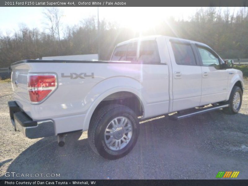 Oxford White / Pale Adobe 2011 Ford F150 Lariat SuperCrew 4x4