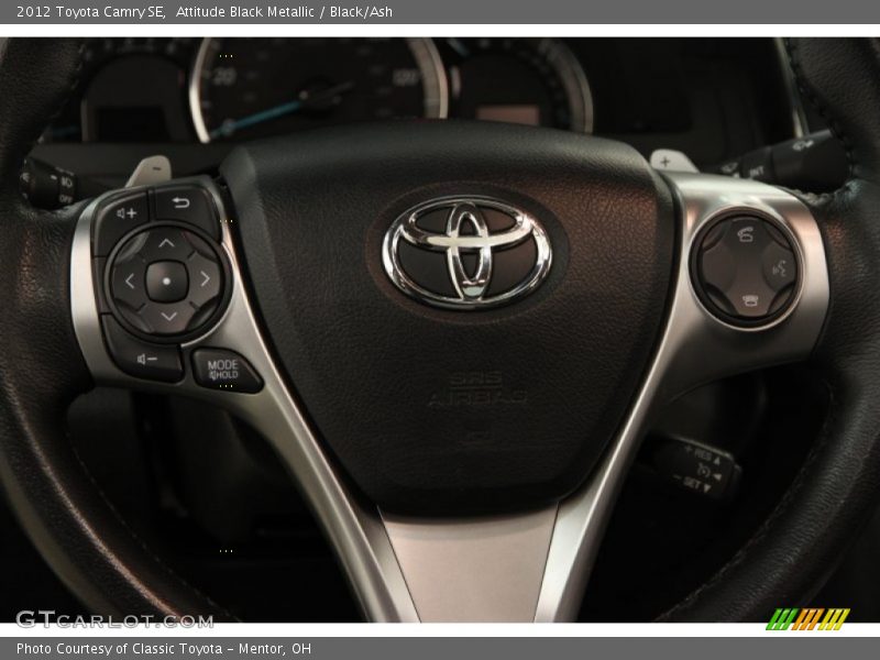Attitude Black Metallic / Black/Ash 2012 Toyota Camry SE