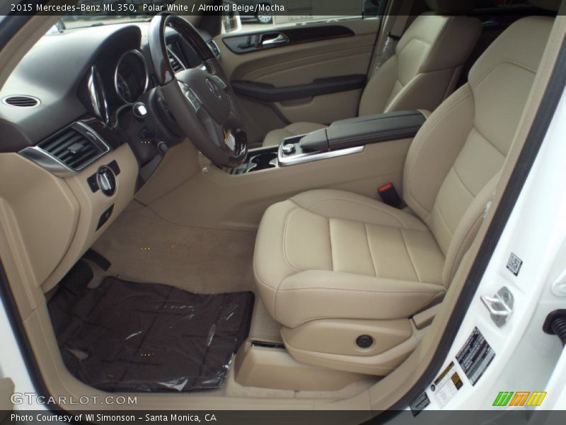 Polar White / Almond Beige/Mocha 2015 Mercedes-Benz ML 350