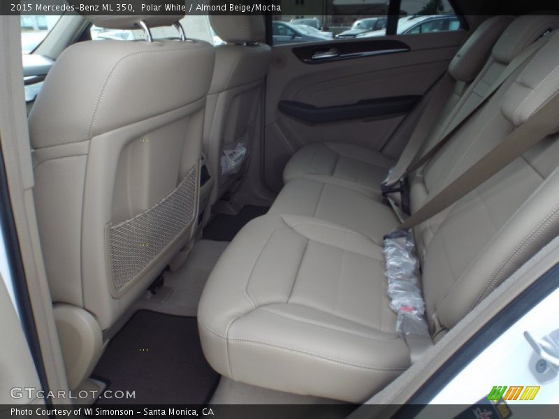 Polar White / Almond Beige/Mocha 2015 Mercedes-Benz ML 350